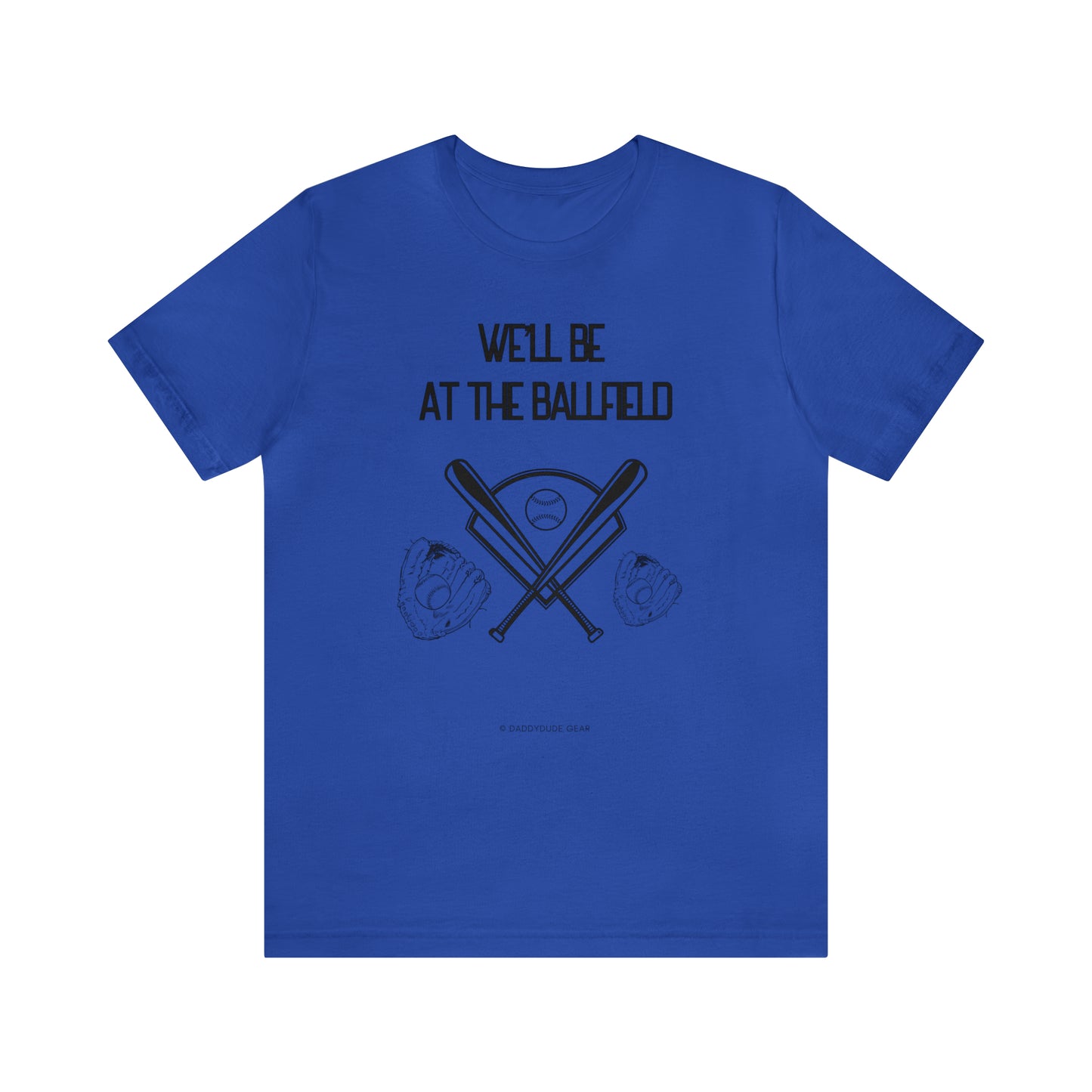 At the ballfield (adult tee)